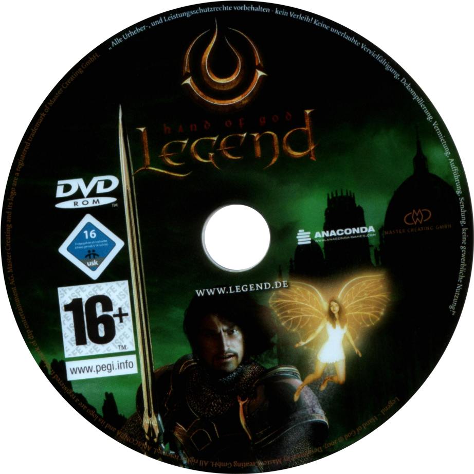 Legend: Hand of God - CD obal