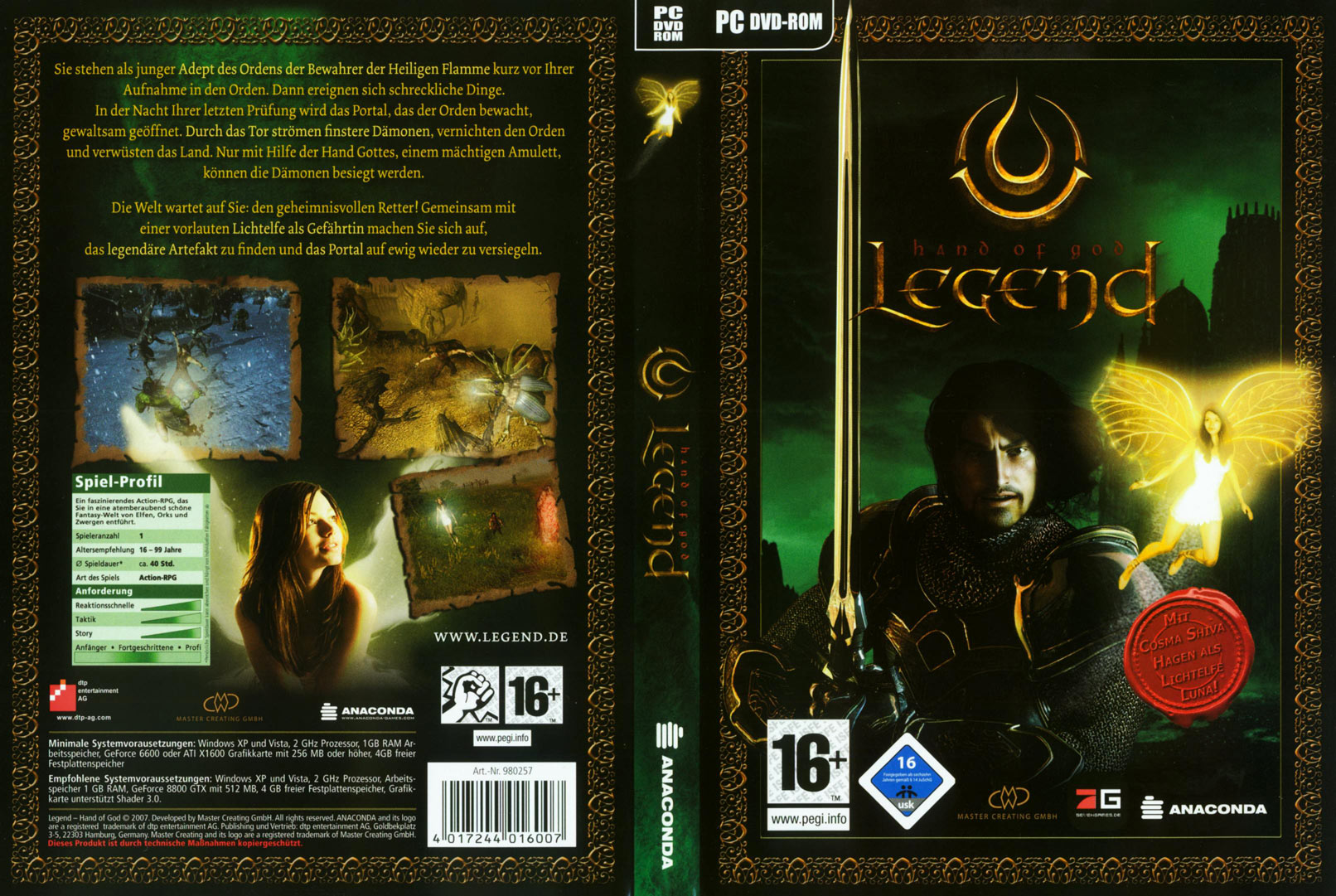 Legend: Hand of God - DVD obal