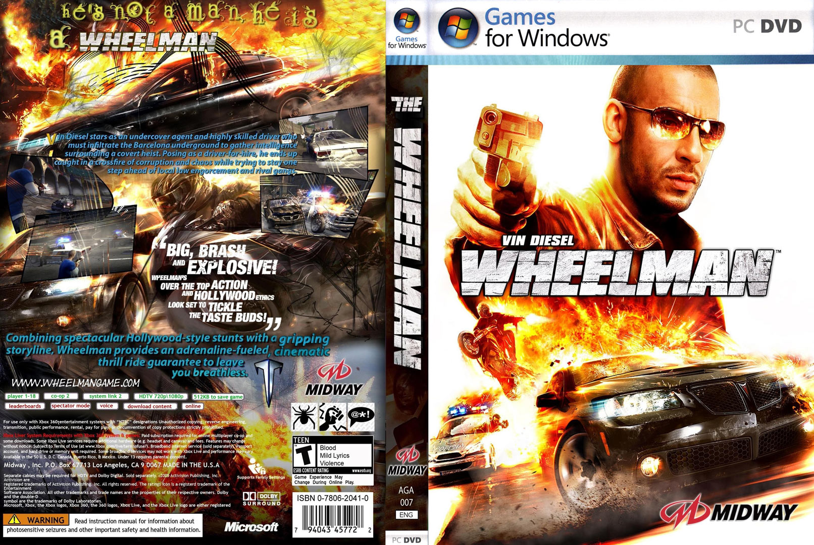 Wheelman - DVD obal
