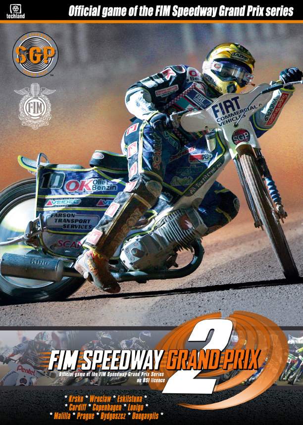 FIM Speedway Grand Prix 2 - pedn DVD obal