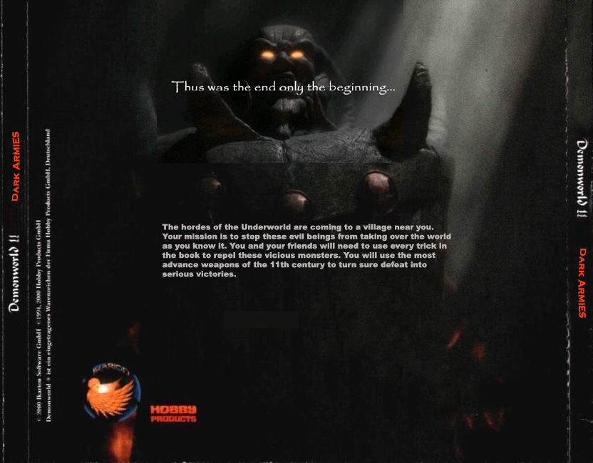 Demonworld 2: Dark Armies - zadn CD obal