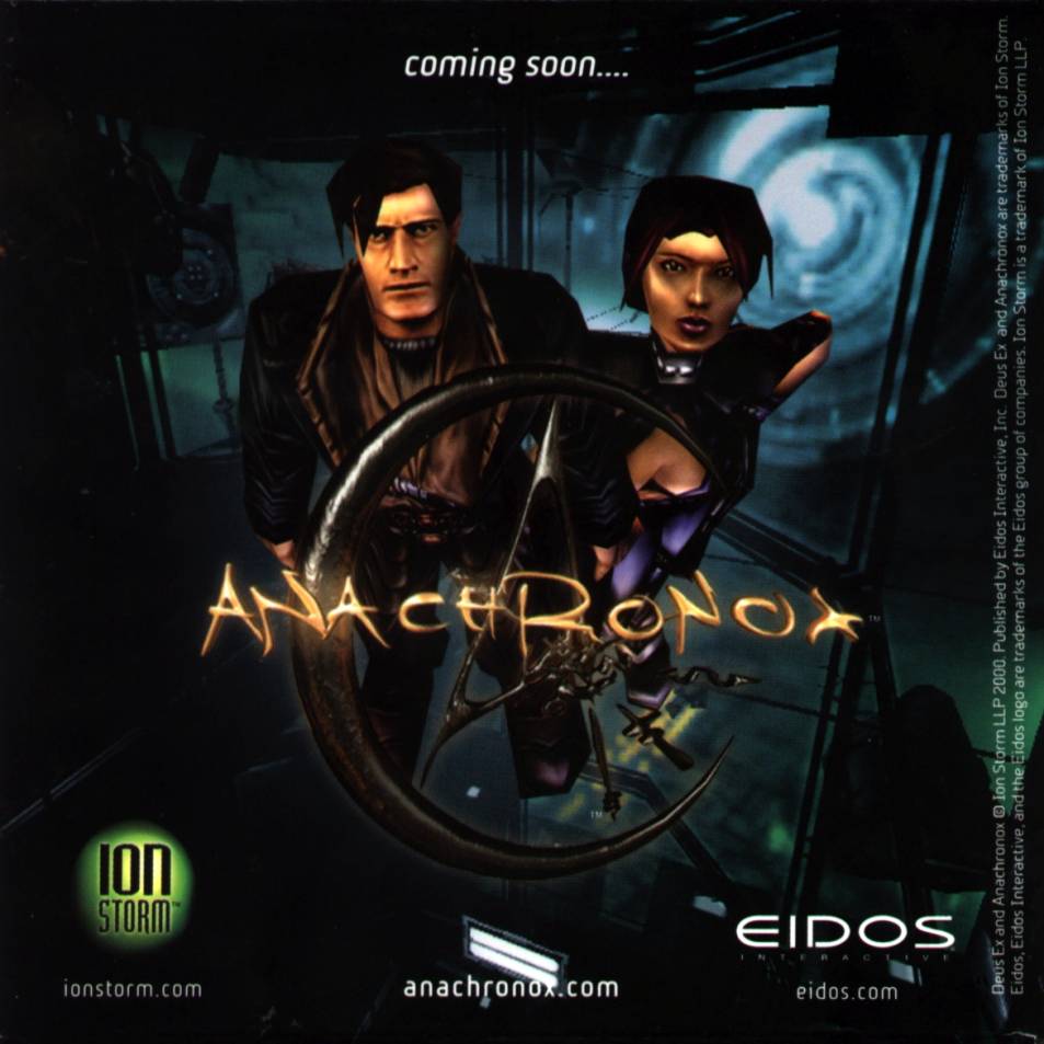 Deus Ex - pedn vnitn CD obal