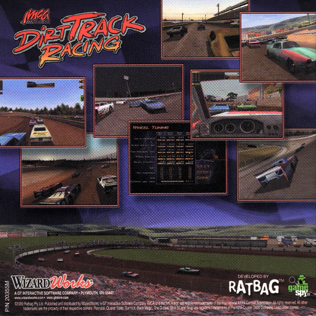 Dirt Track Racing - pedn vnitn CD obal