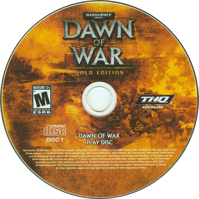 Warhammer 40000: Dawn of War Gold Edition - CD obal