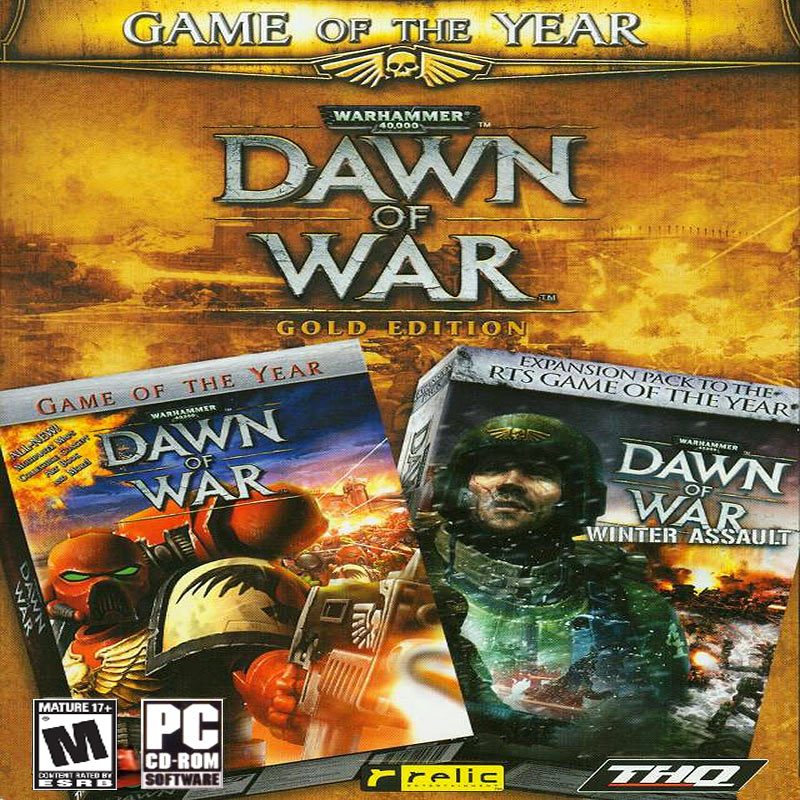 Warhammer 40000: Dawn of War Gold Edition - pedn CD obal