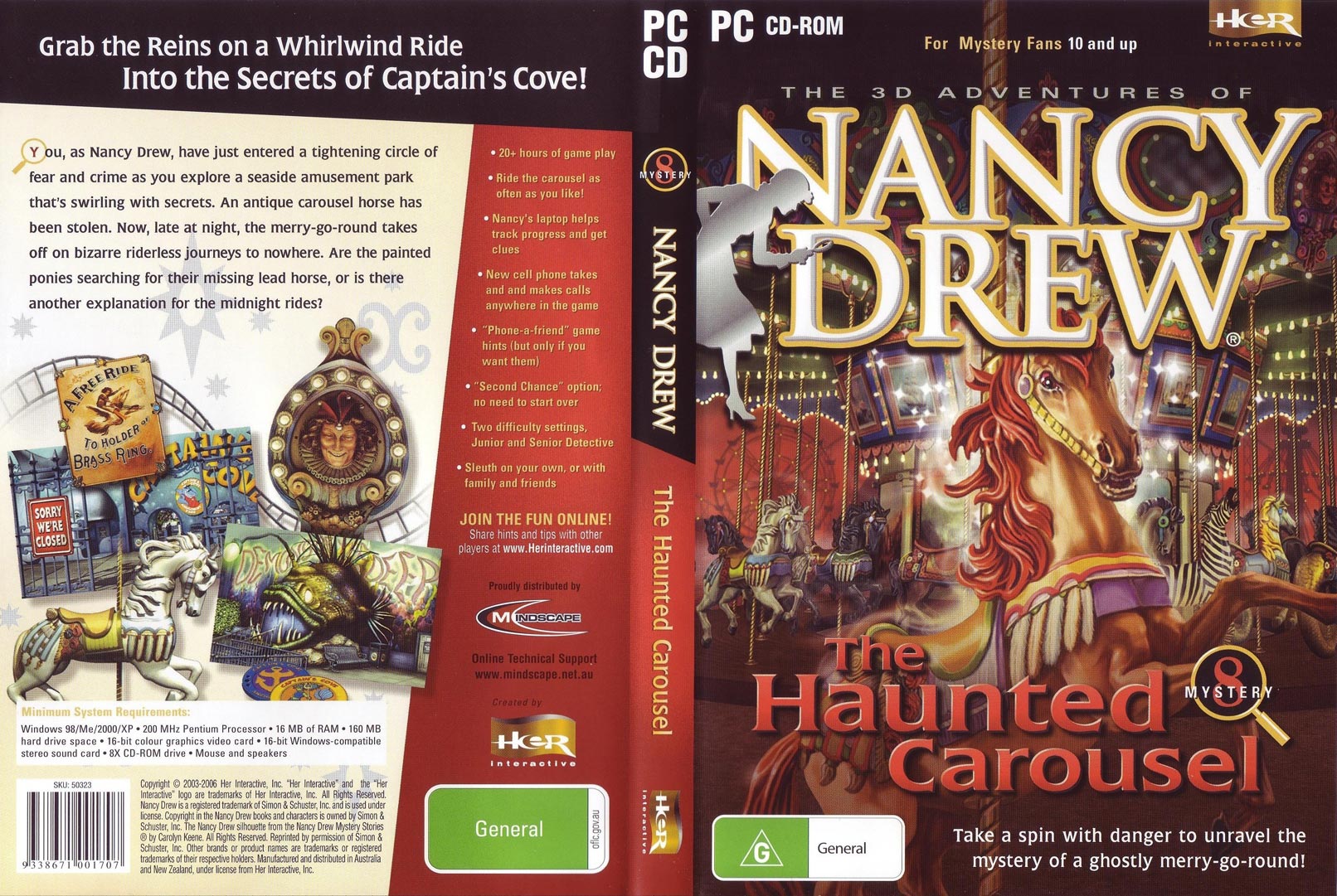 Nancy Drew: The Haunted Carousel - DVD obal