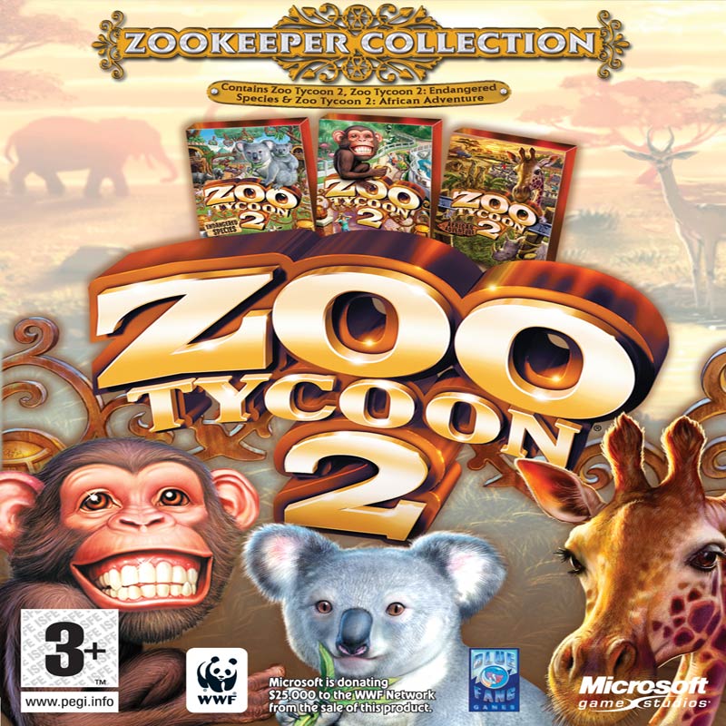 Zoo Tycoon 2: Zookeeper Collection - pedn CD obal