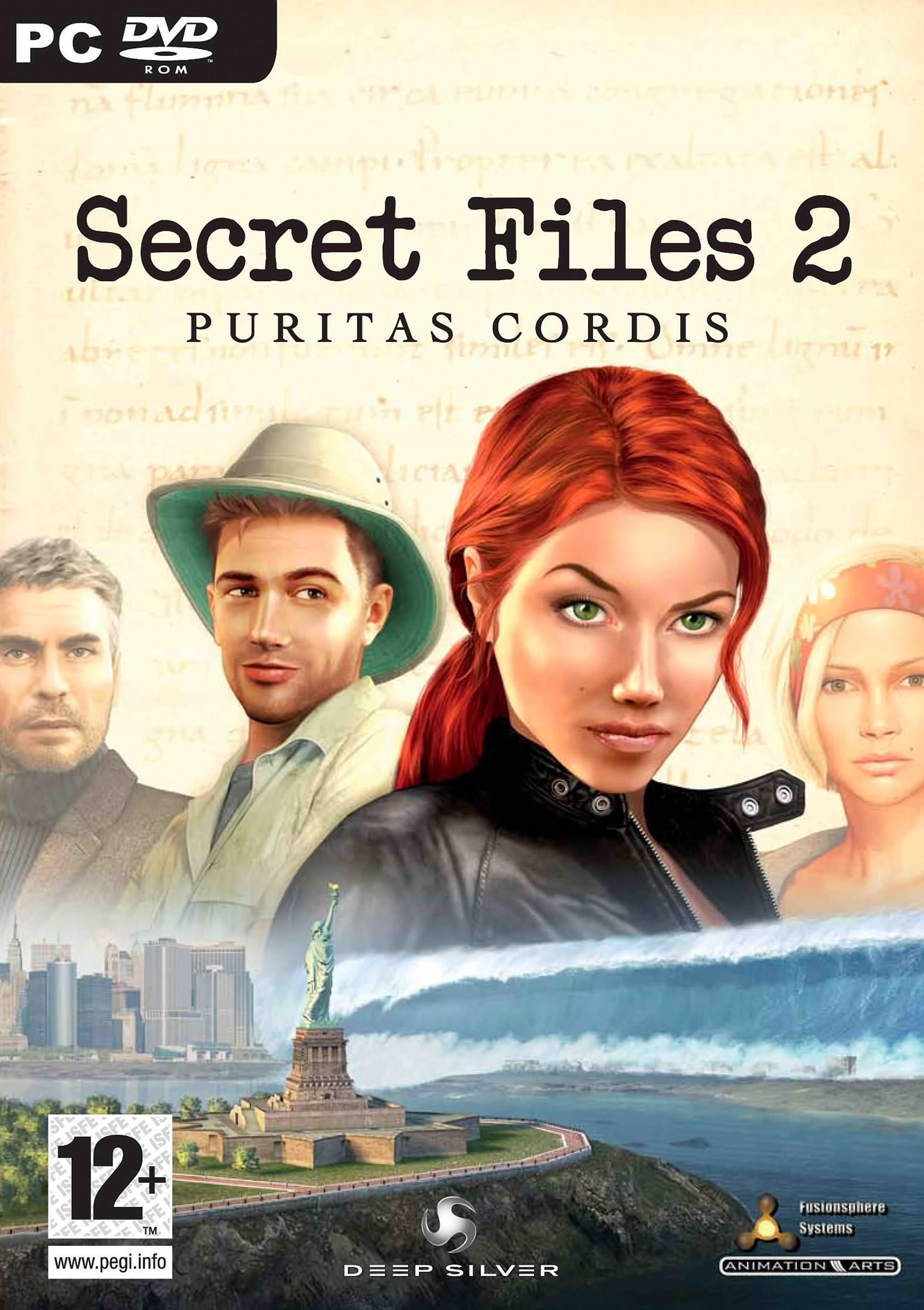 Secret Files 2: Puritas Cordis - pedn DVD obal