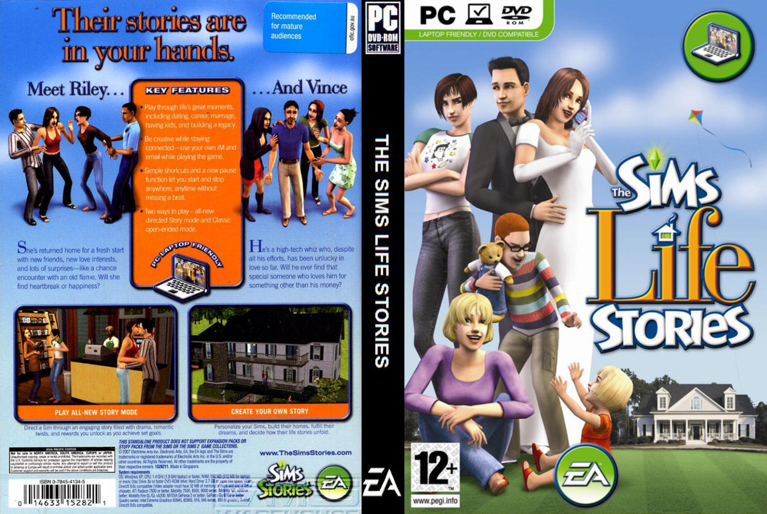 The Sims Life Stories - DVD obal