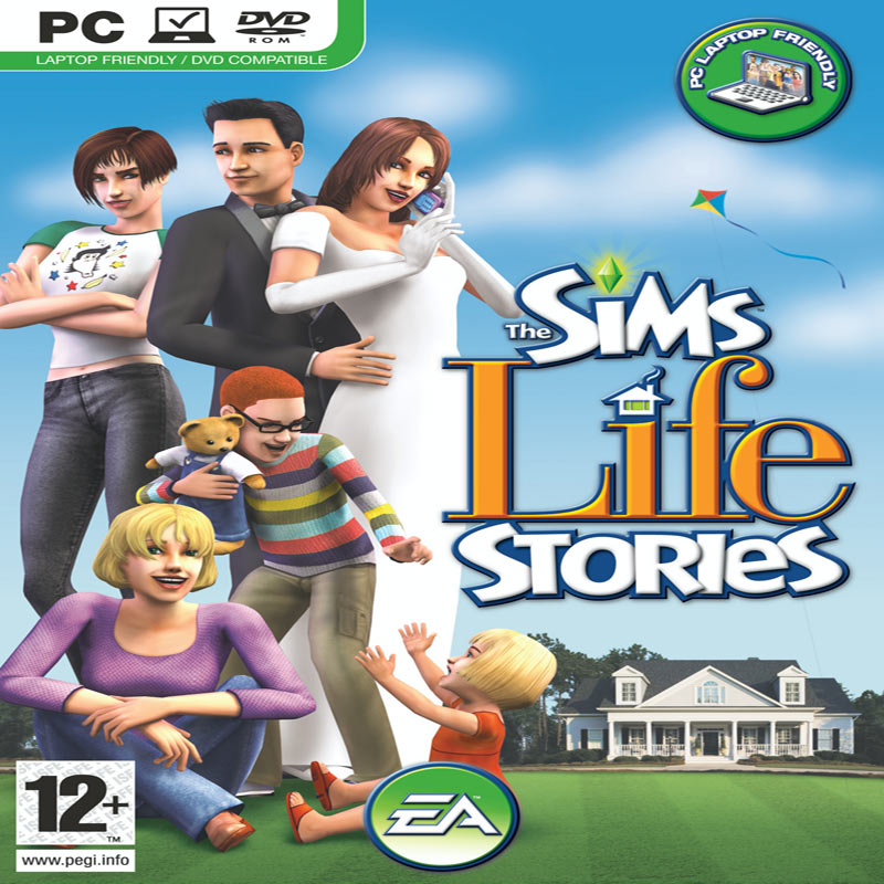 The Sims Life Stories - pedn CD obal