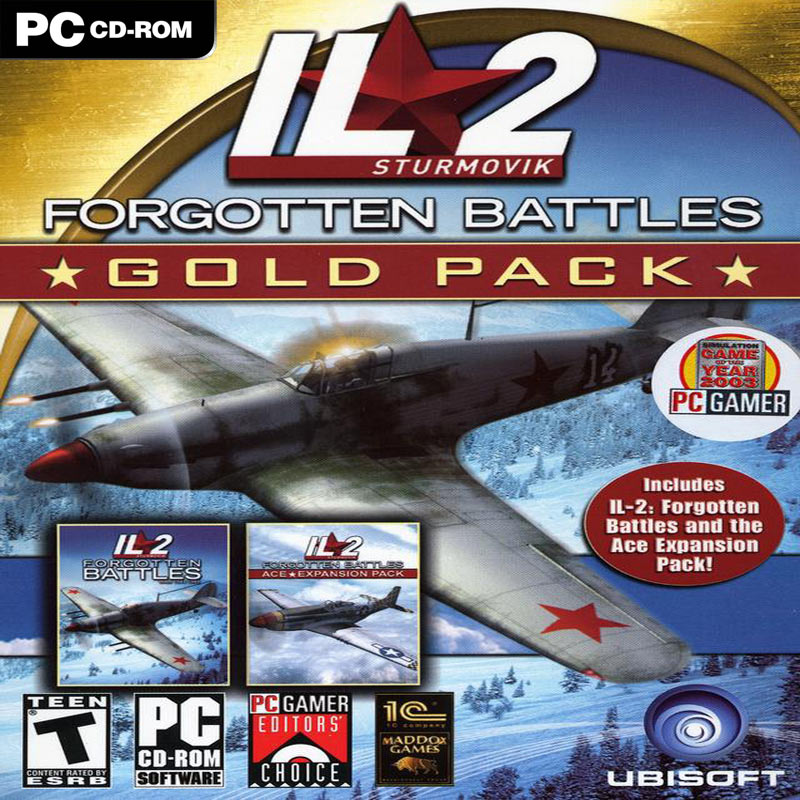 IL-2 Sturmovik: Forgotten Battles Gold Pack - pedn CD obal