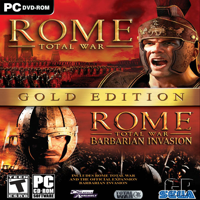 Rome: Total War - Gold Edition - pedn CD obal