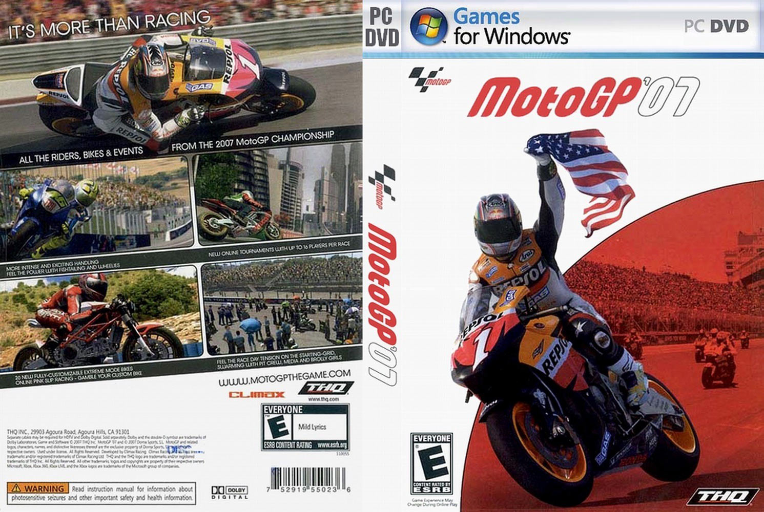MotoGP 07 - DVD obal