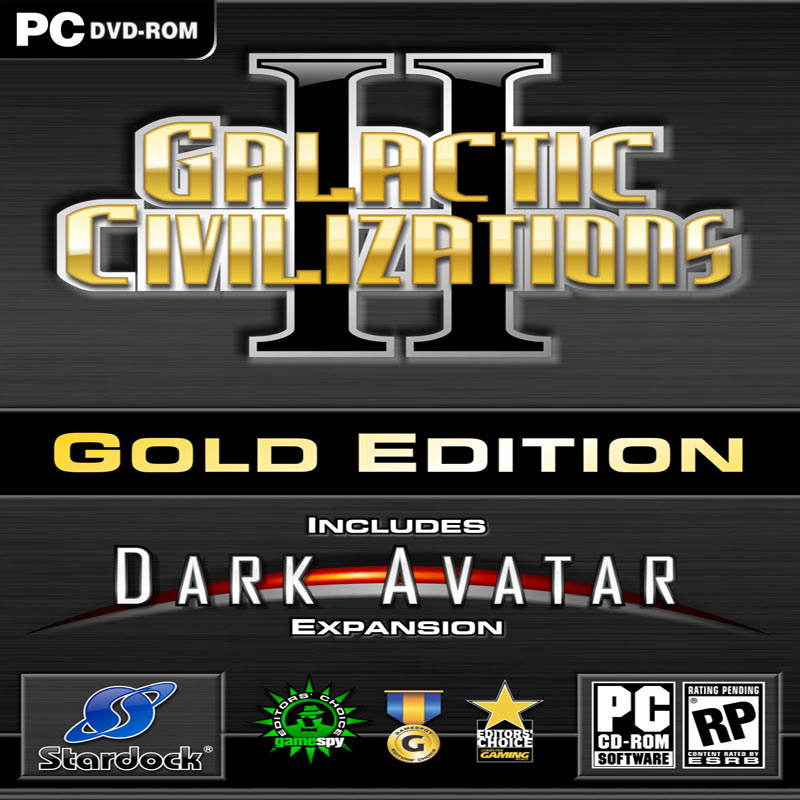 Galactic Civilizations 2: Gold Edition - pedn CD obal