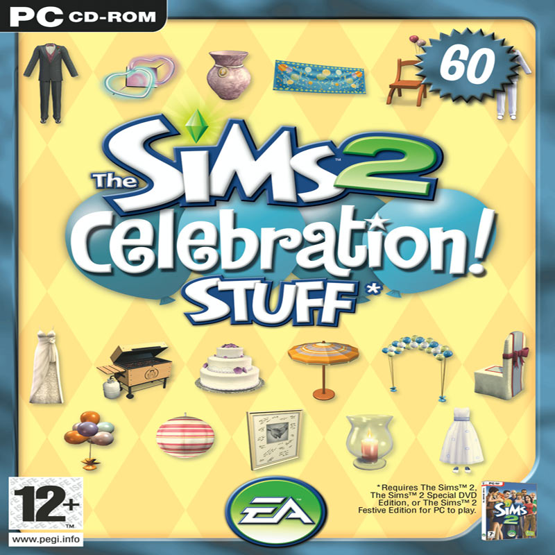 The Sims 2: Celebration Stuff - pedn CD obal