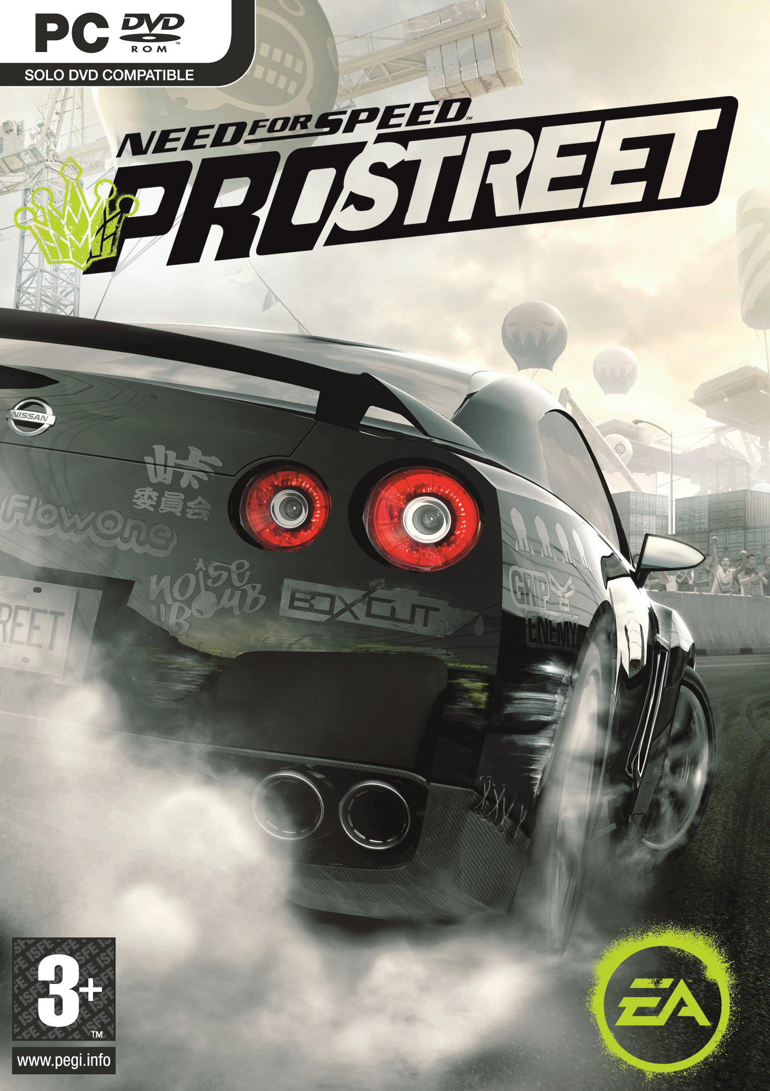 Need for Speed: ProStreet - pedn DVD obal