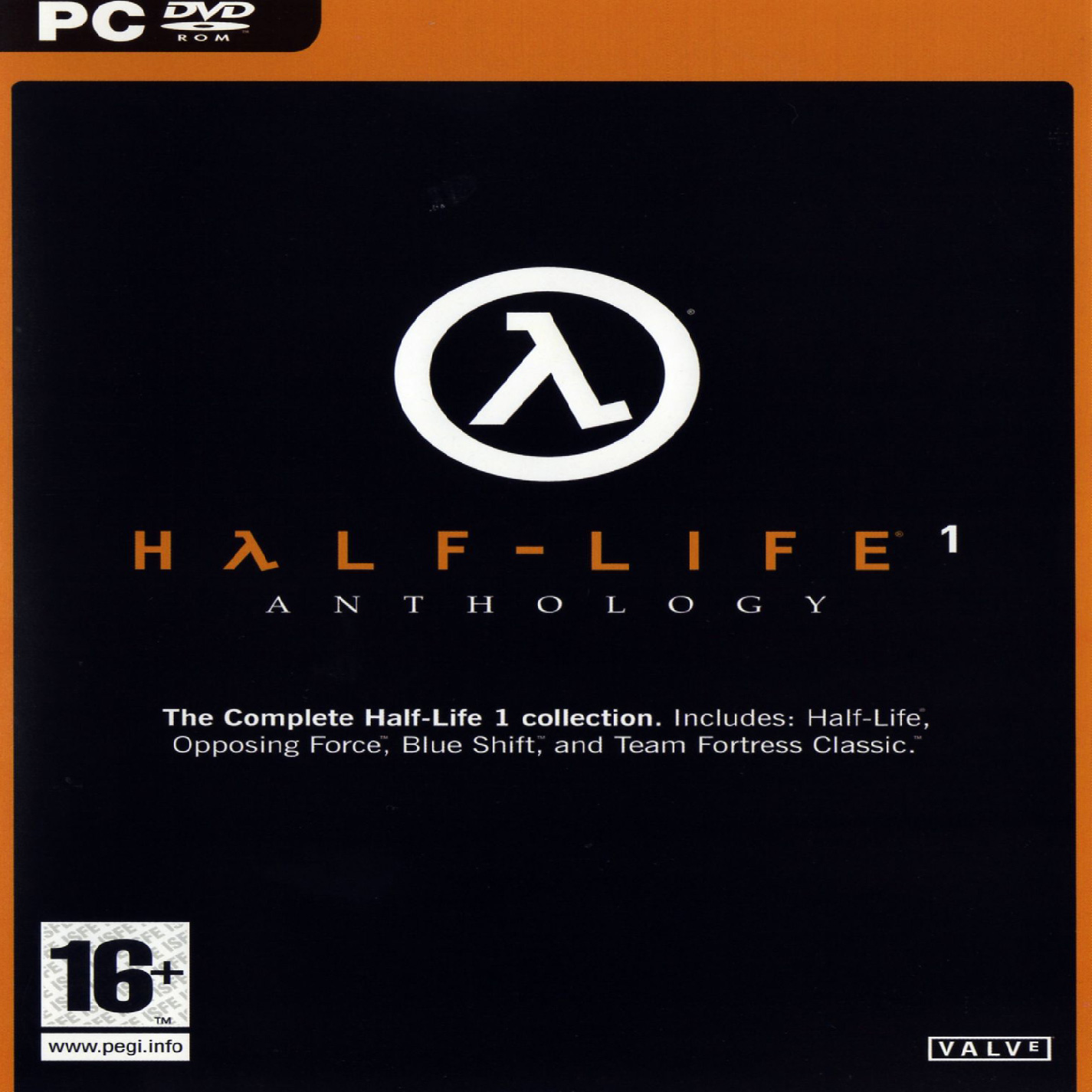 Half-Life 1: Anthology - pedn CD obal 2