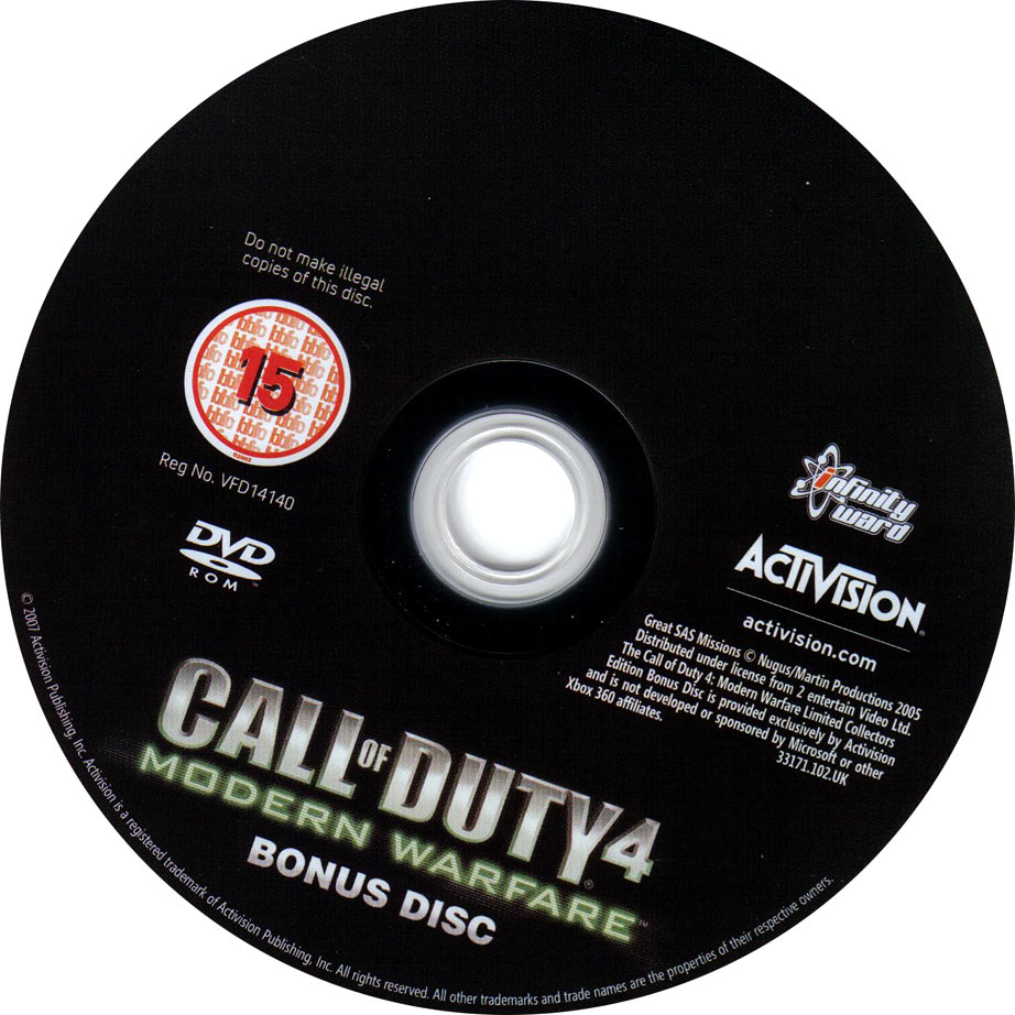 Call of Duty 4: Modern Warfare - CD obal 2