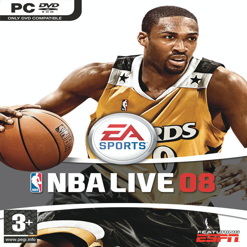 NBA Live 08 - pedn CD obal