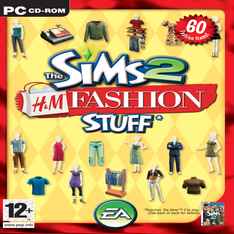 The Sims 2: H&M Fashion Stuff - pedn CD obal