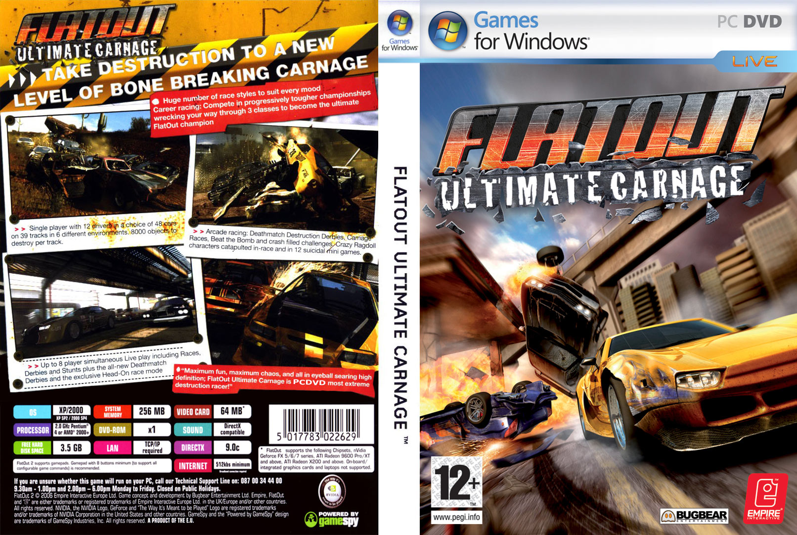 FlatOut: Ultimate Carnage - DVD obal