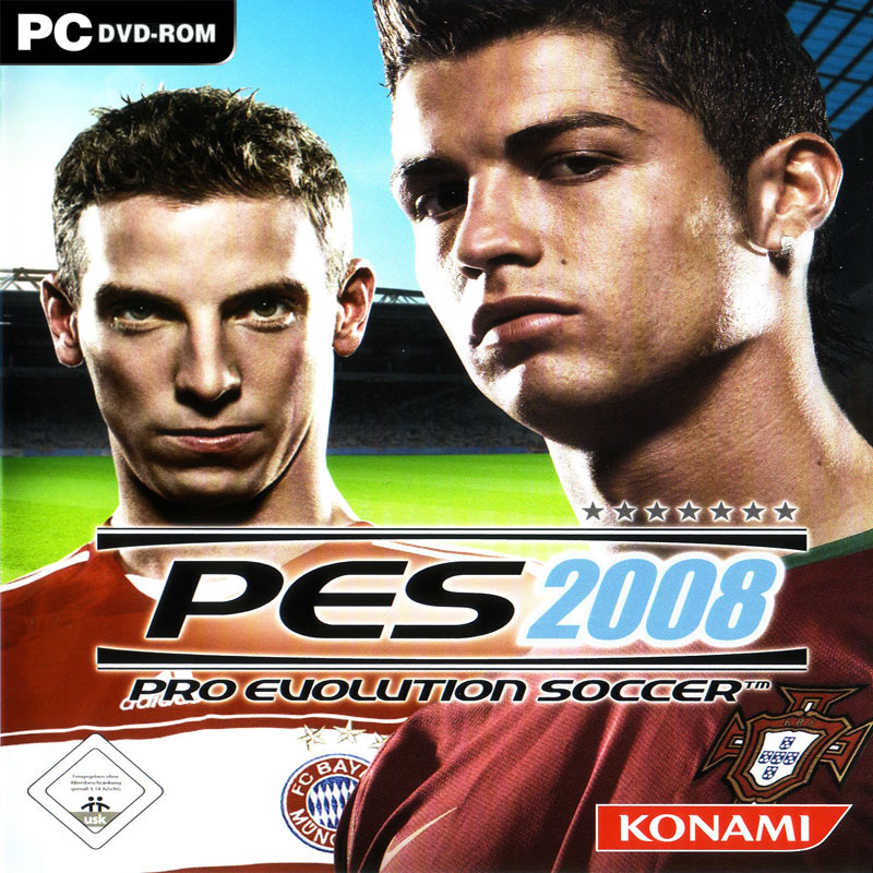 Pro Evolution Soccer 2008 - pedn CD obal