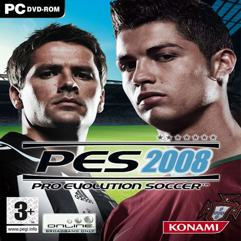 Pro Evolution Soccer 2008 - pedn CD obal 2