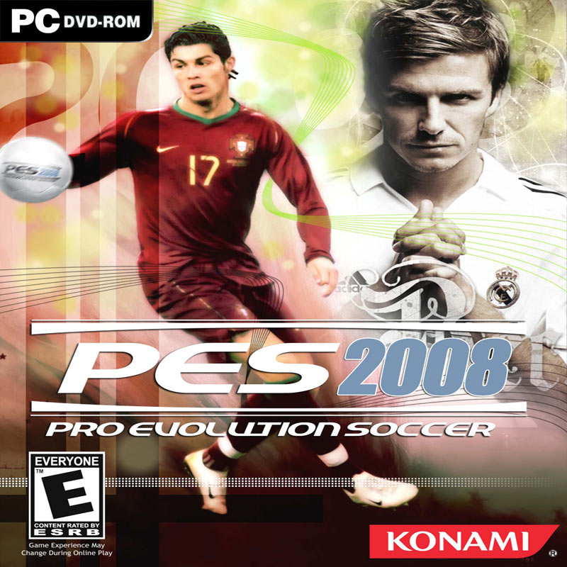 Pro Evolution Soccer 2008 - pedn CD obal 3