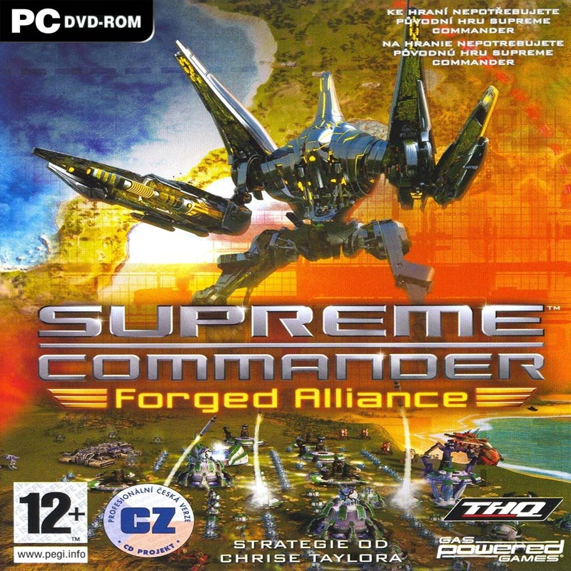 Supreme Commander: Forged Alliance - pedn CD obal