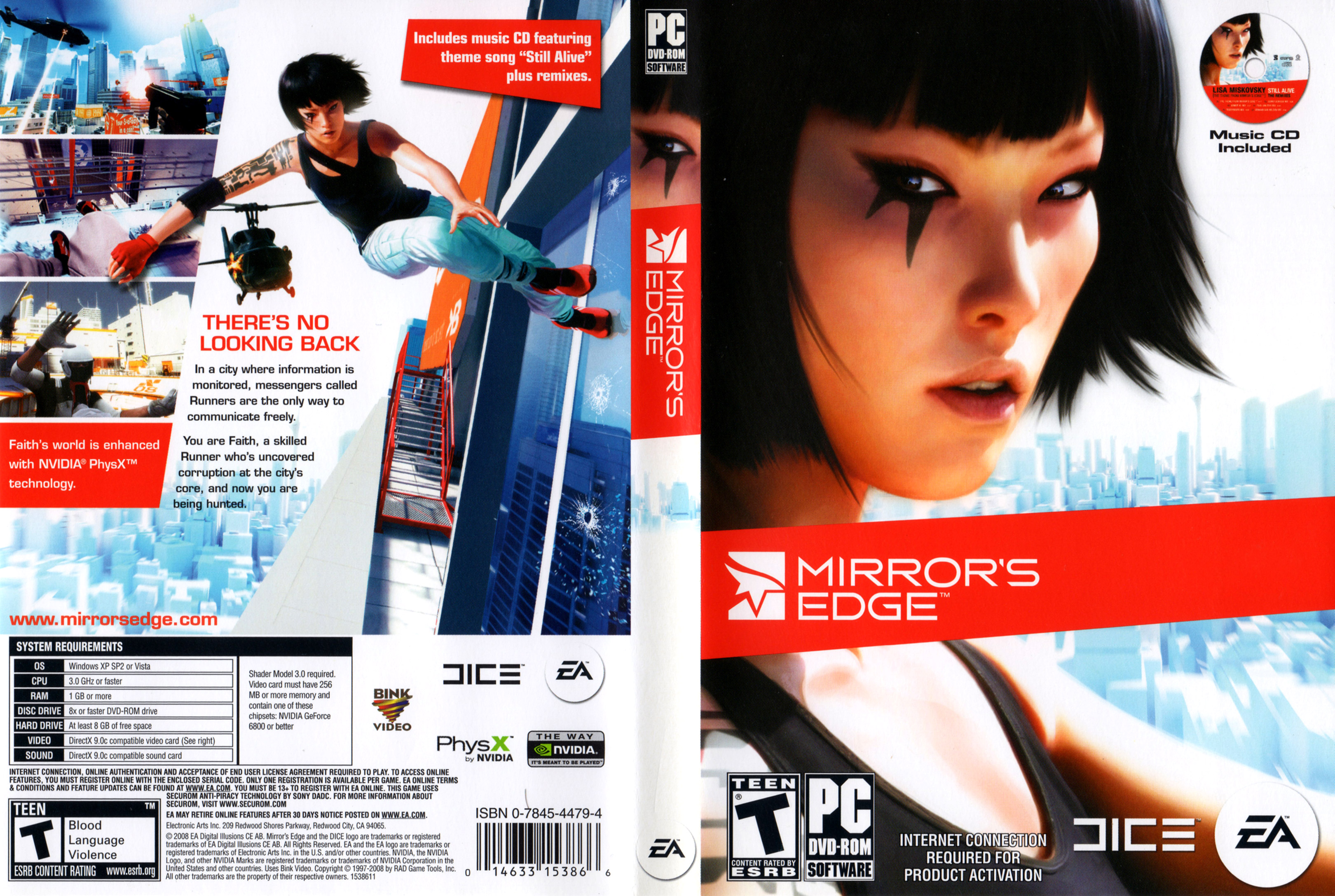 Mirror's Edge - DVD obal 2