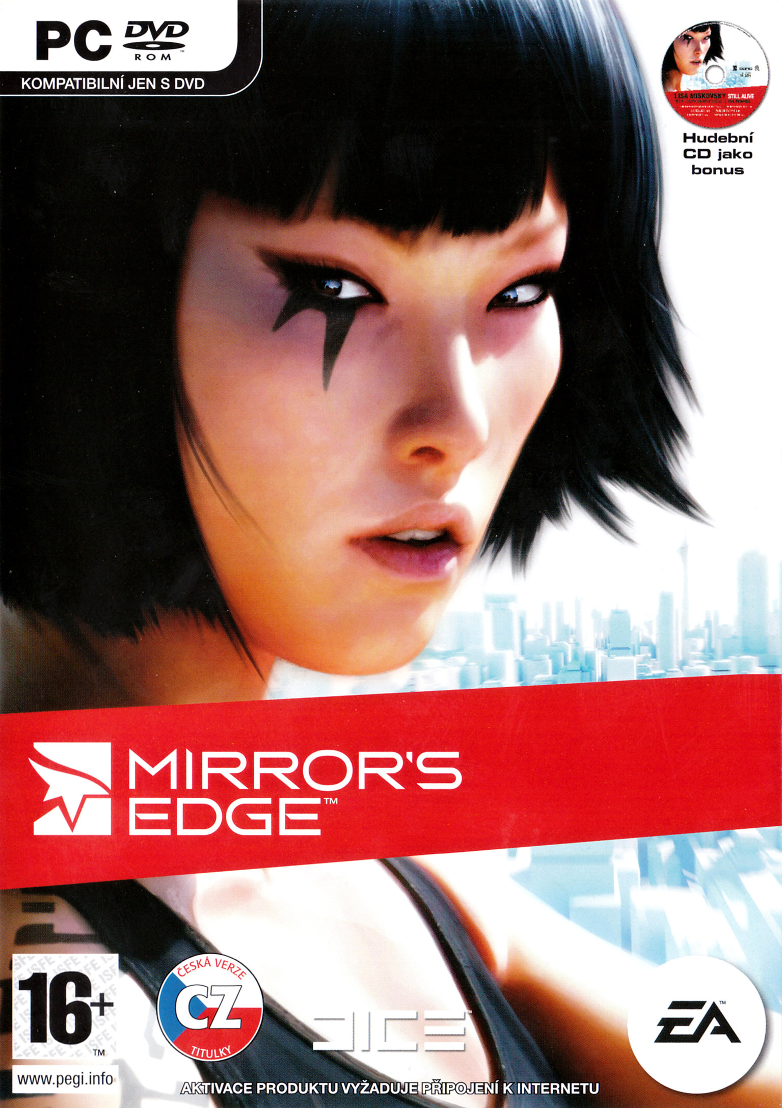 Mirror's Edge - pedn DVD obal
