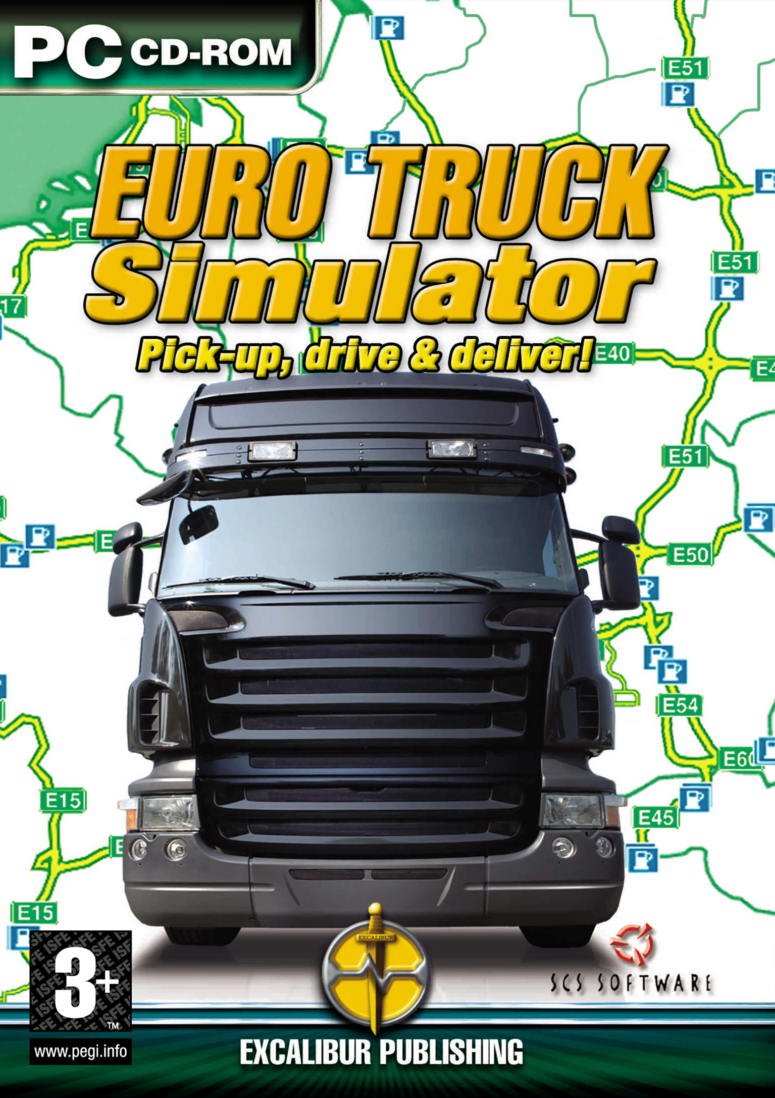 Euro Truck Simulator - pedn DVD obal