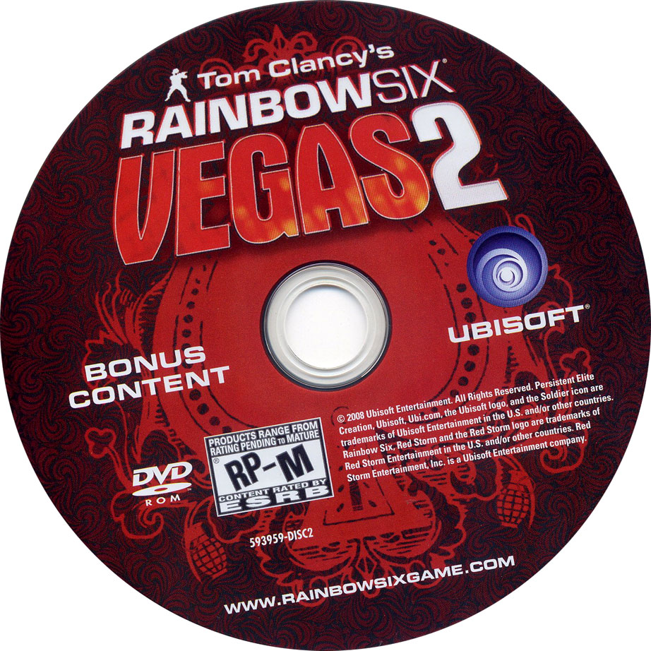 Rainbow Six: Vegas 2 - CD obal 2