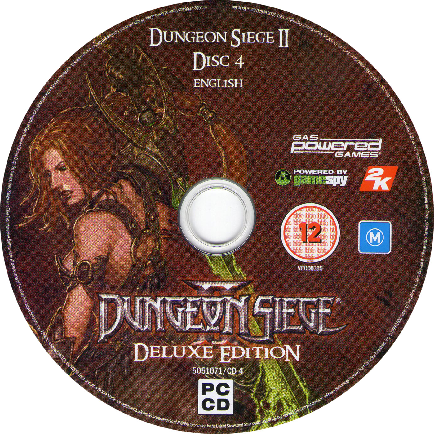 Dungeon Siege II: Deluxe Edition - CD obal 4
