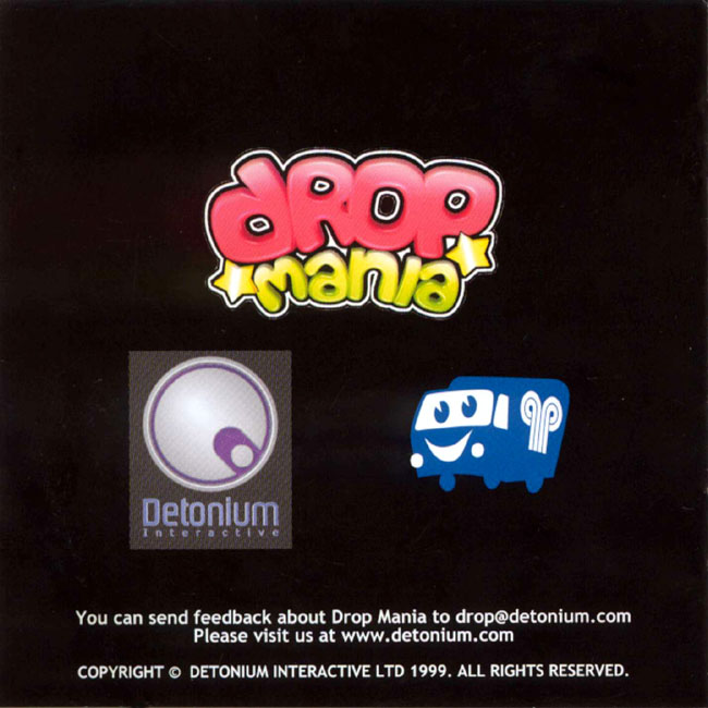 Drop Mania - pedn vnitn CD obal