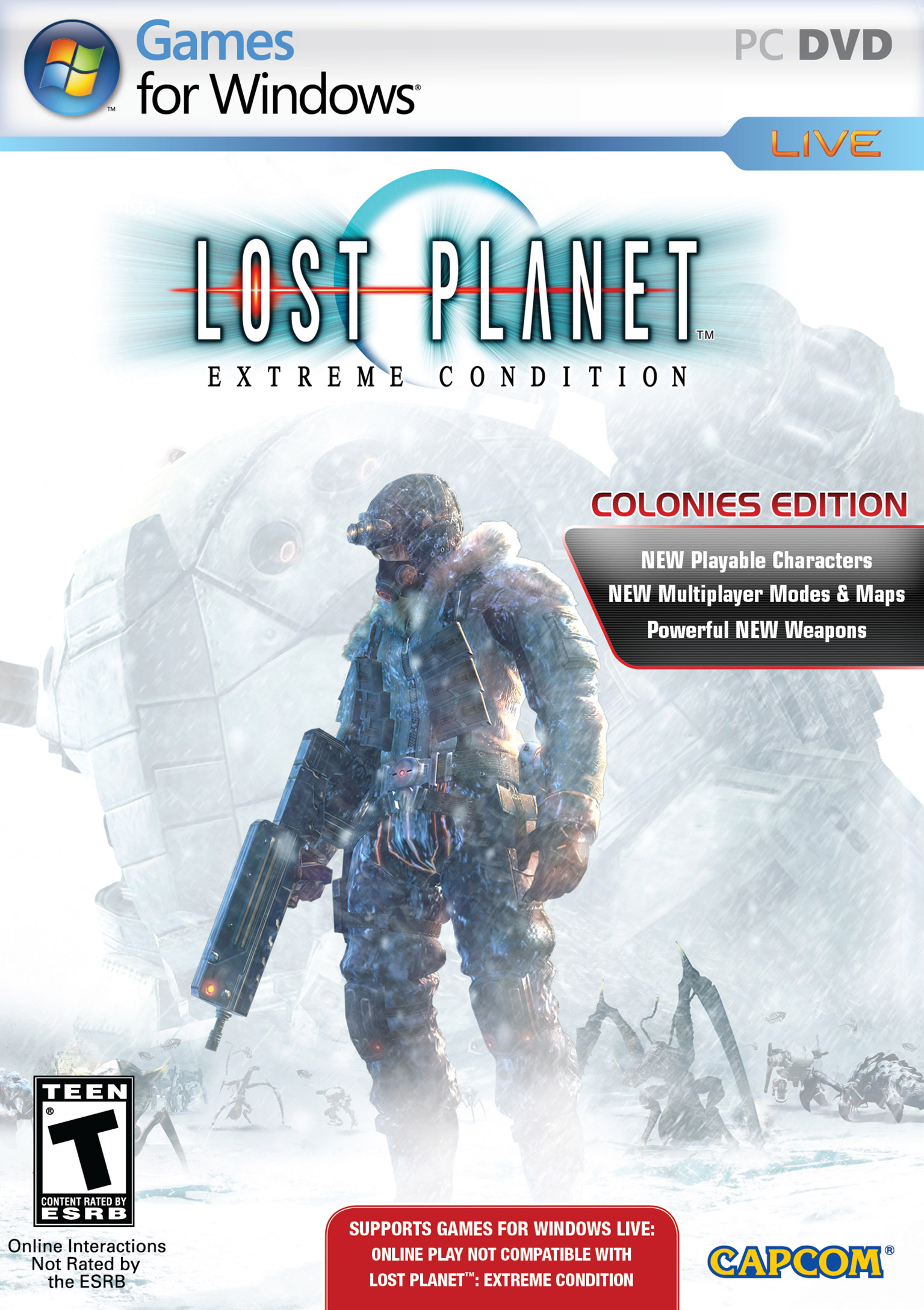 Lost Planet: Colonies - pedn DVD obal