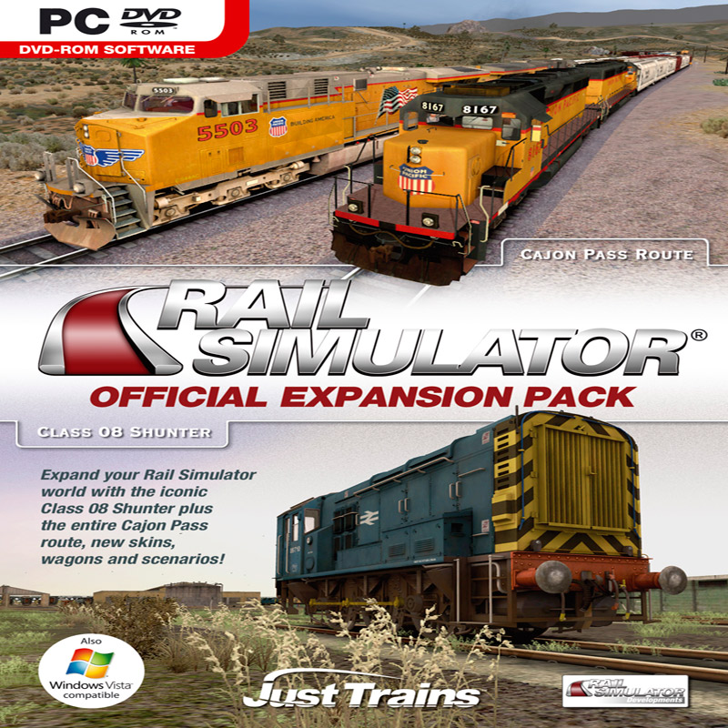 Rail Simulator - Official Expansion Pack - pedn CD obal
