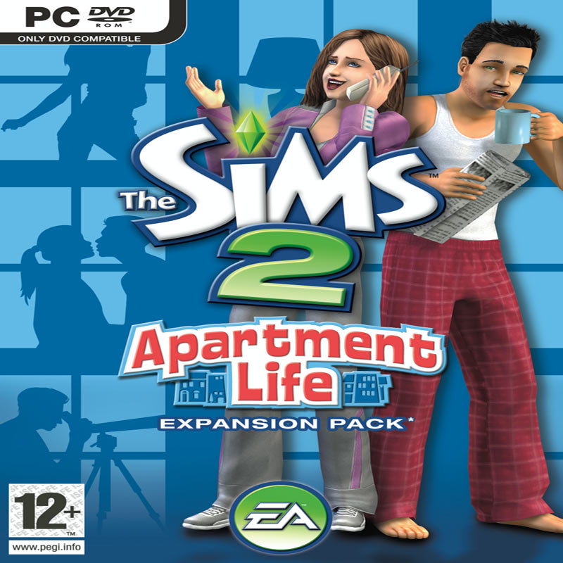 The Sims 2: Apartment Life - pedn CD obal