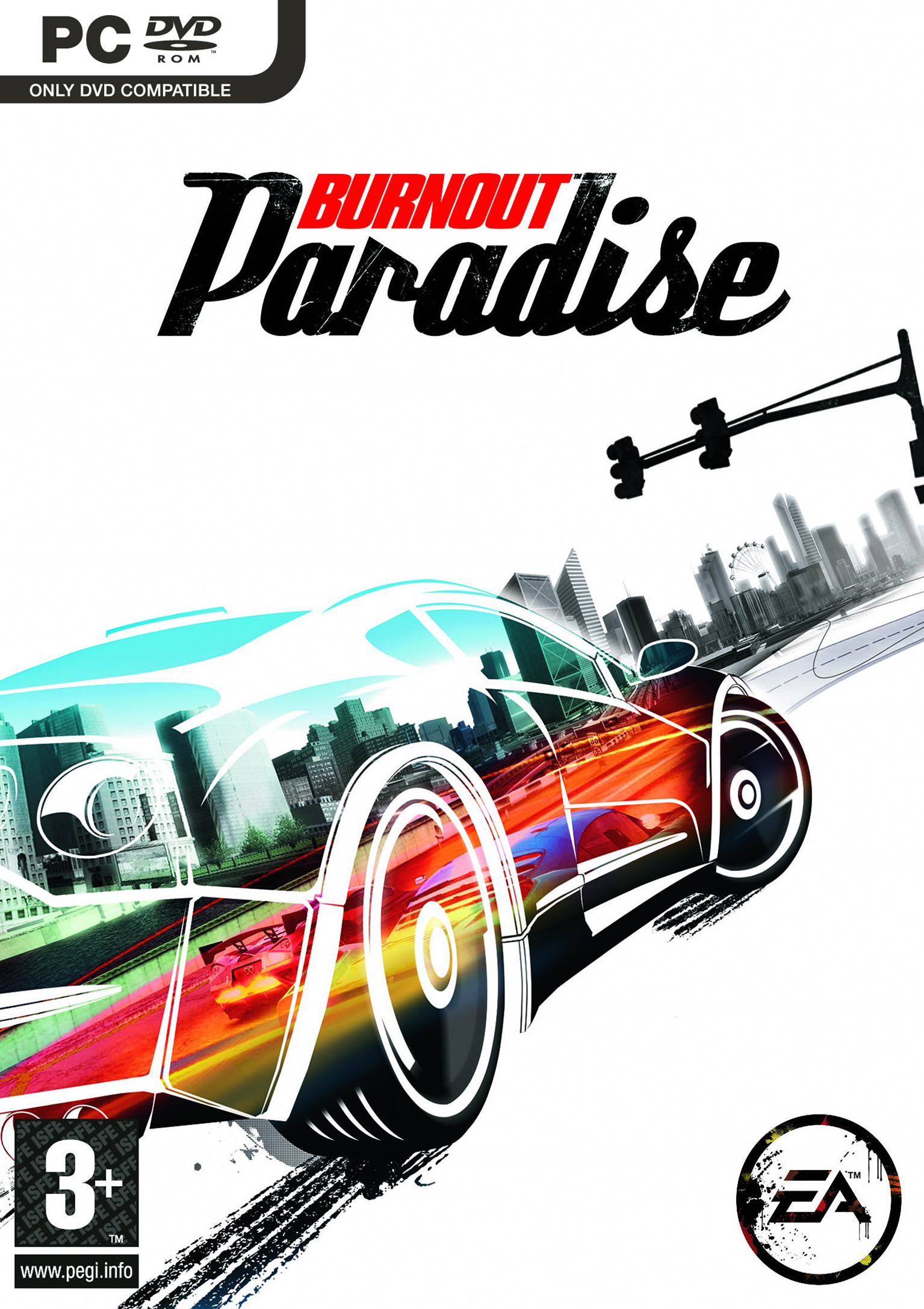 Burnout Paradise - pedn DVD obal