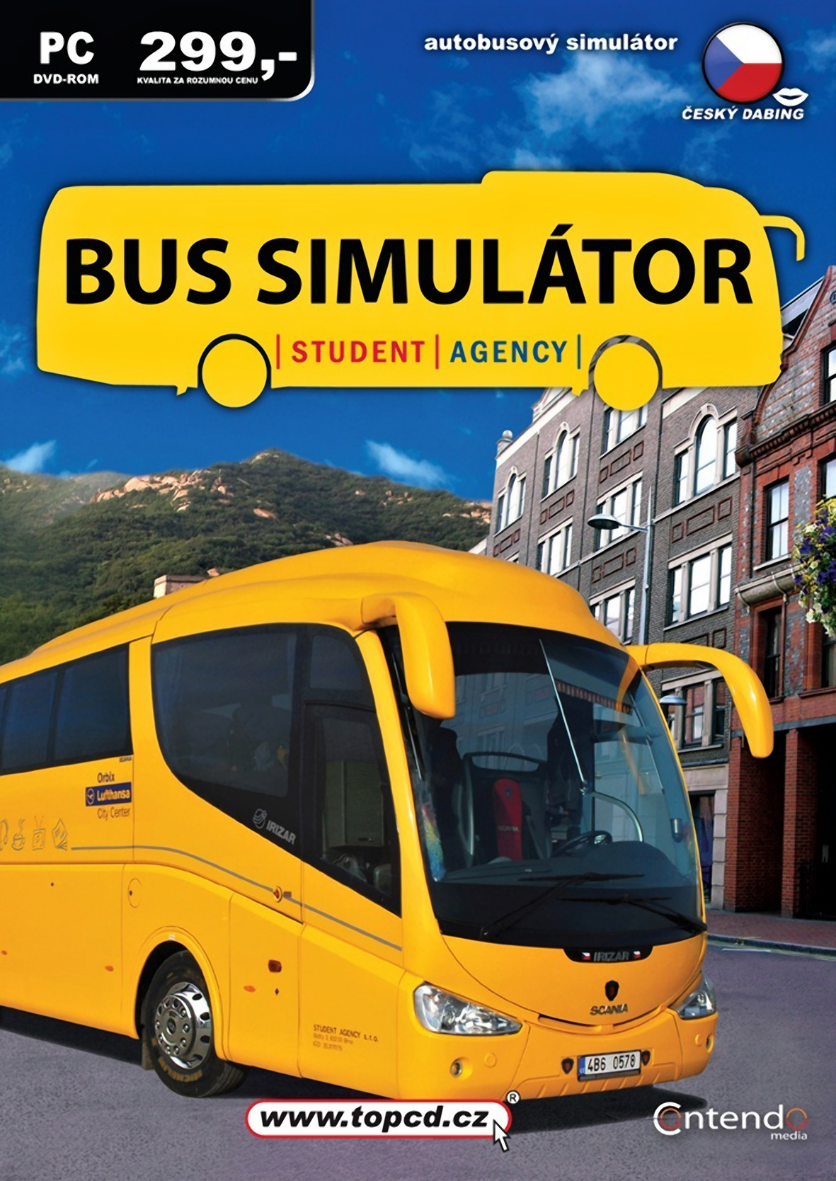 Bus Simulator 2008 - pedn DVD obal