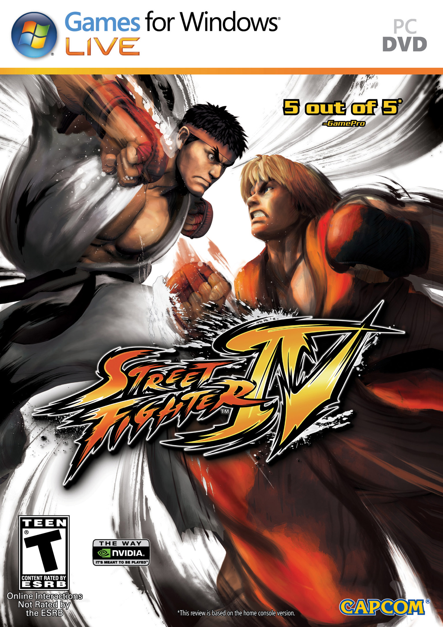 Street Fighter IV - pedn DVD obal