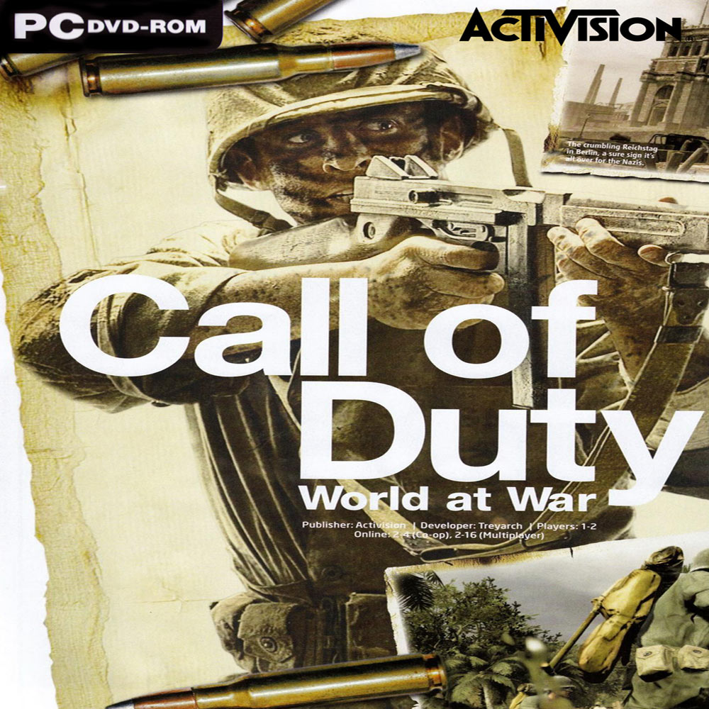 Call of Duty 5: World at War - pedn CD obal 2