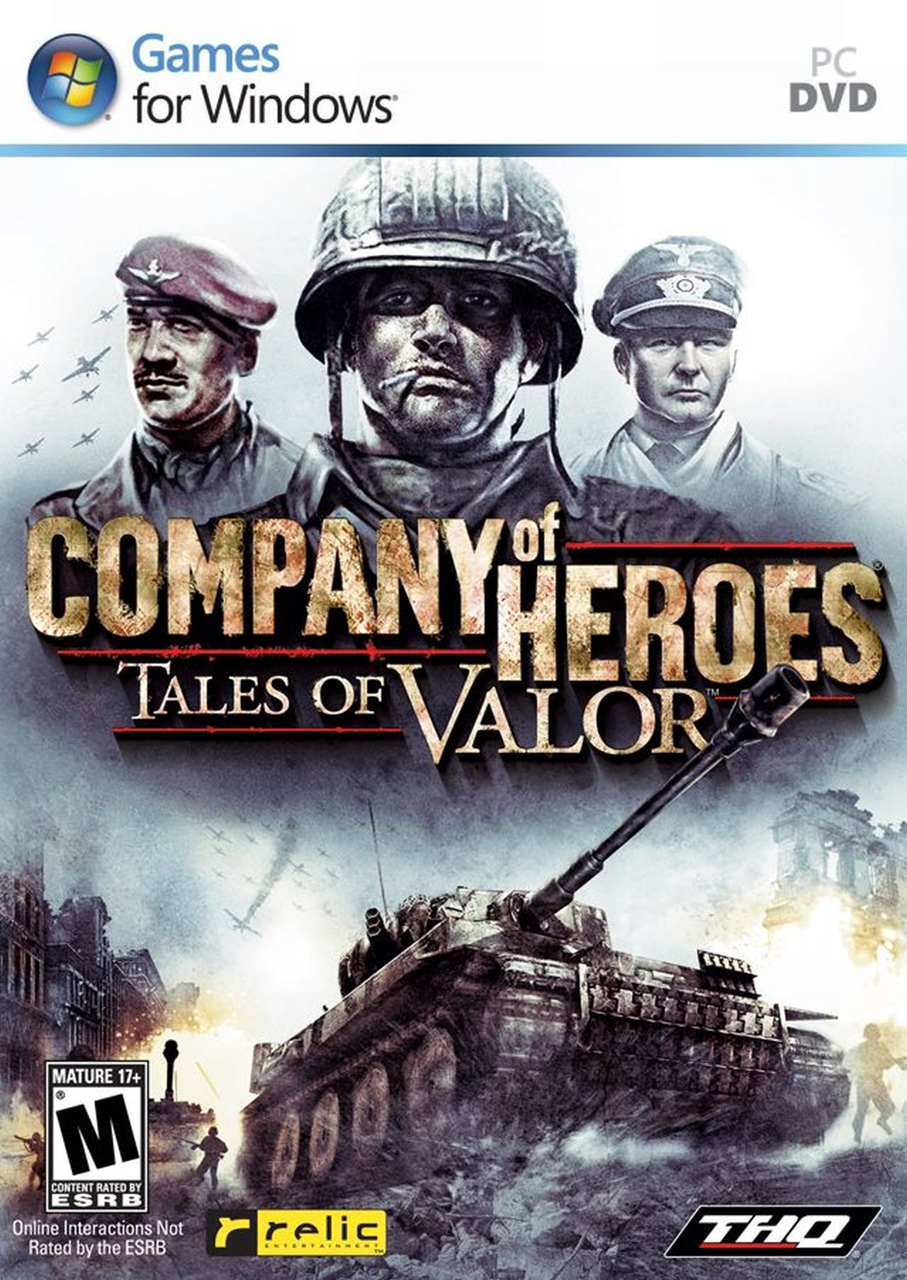 Company of Heroes: Tales of Valor - pedn DVD obal