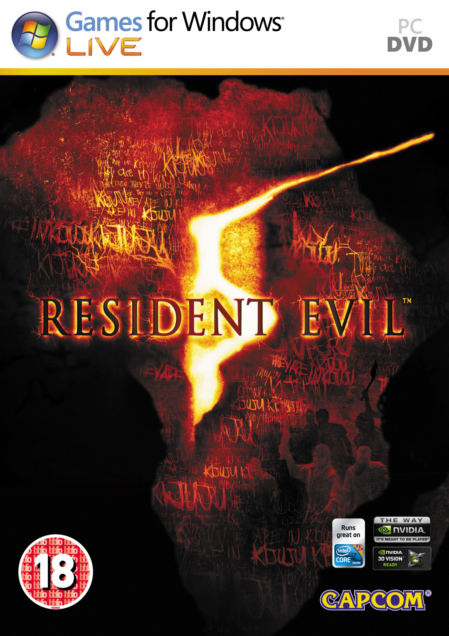 Resident Evil 5 - pedn DVD obal