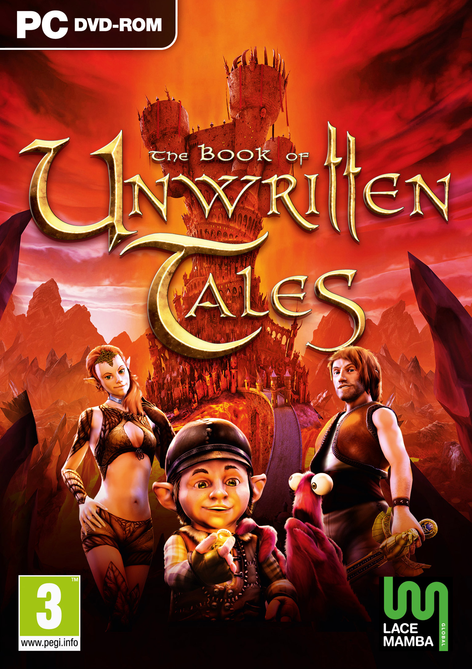 The Book of Unwritten Tales - pedn DVD obal