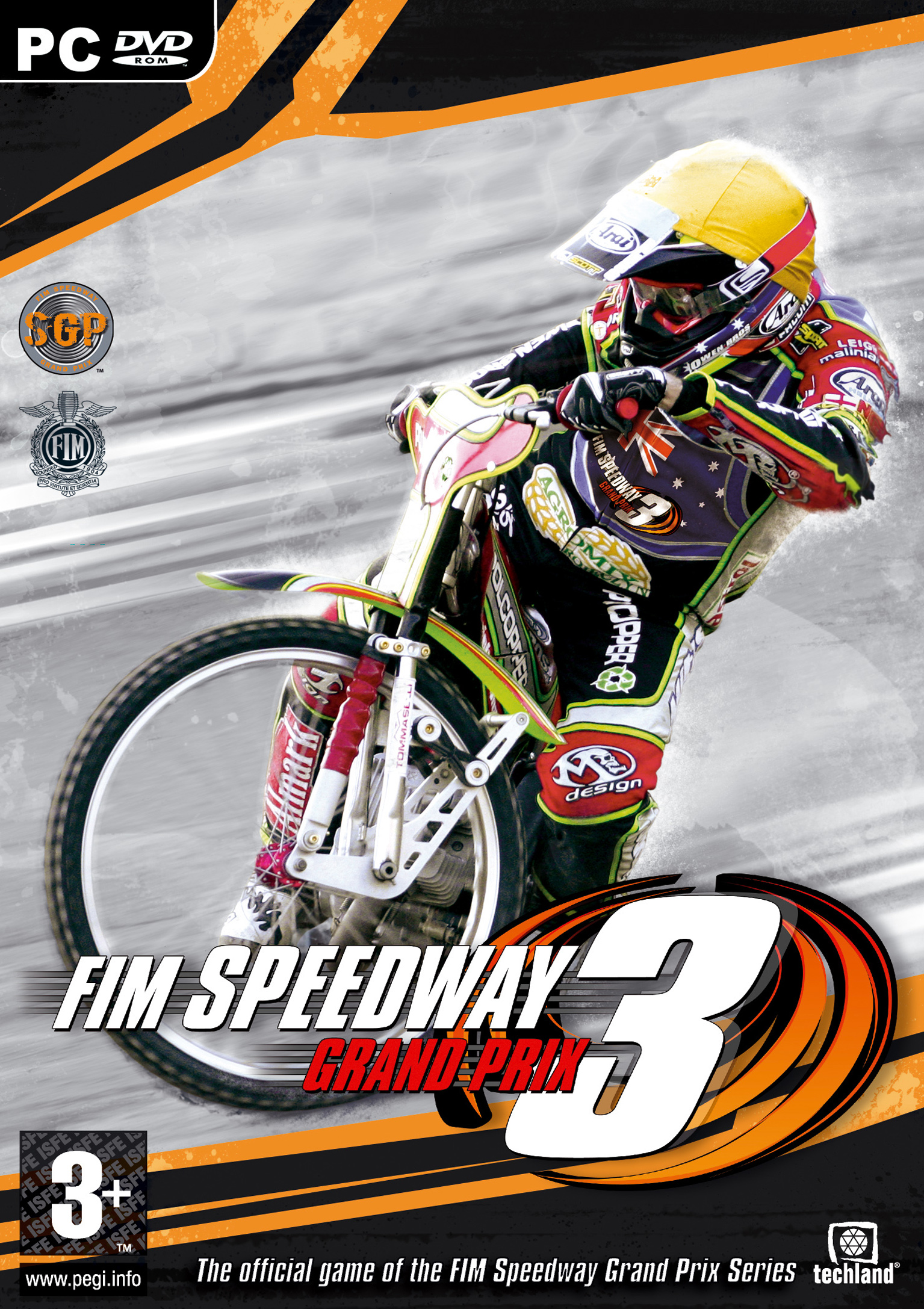 FIM Speedway Grand Prix 3 - pedn DVD obal