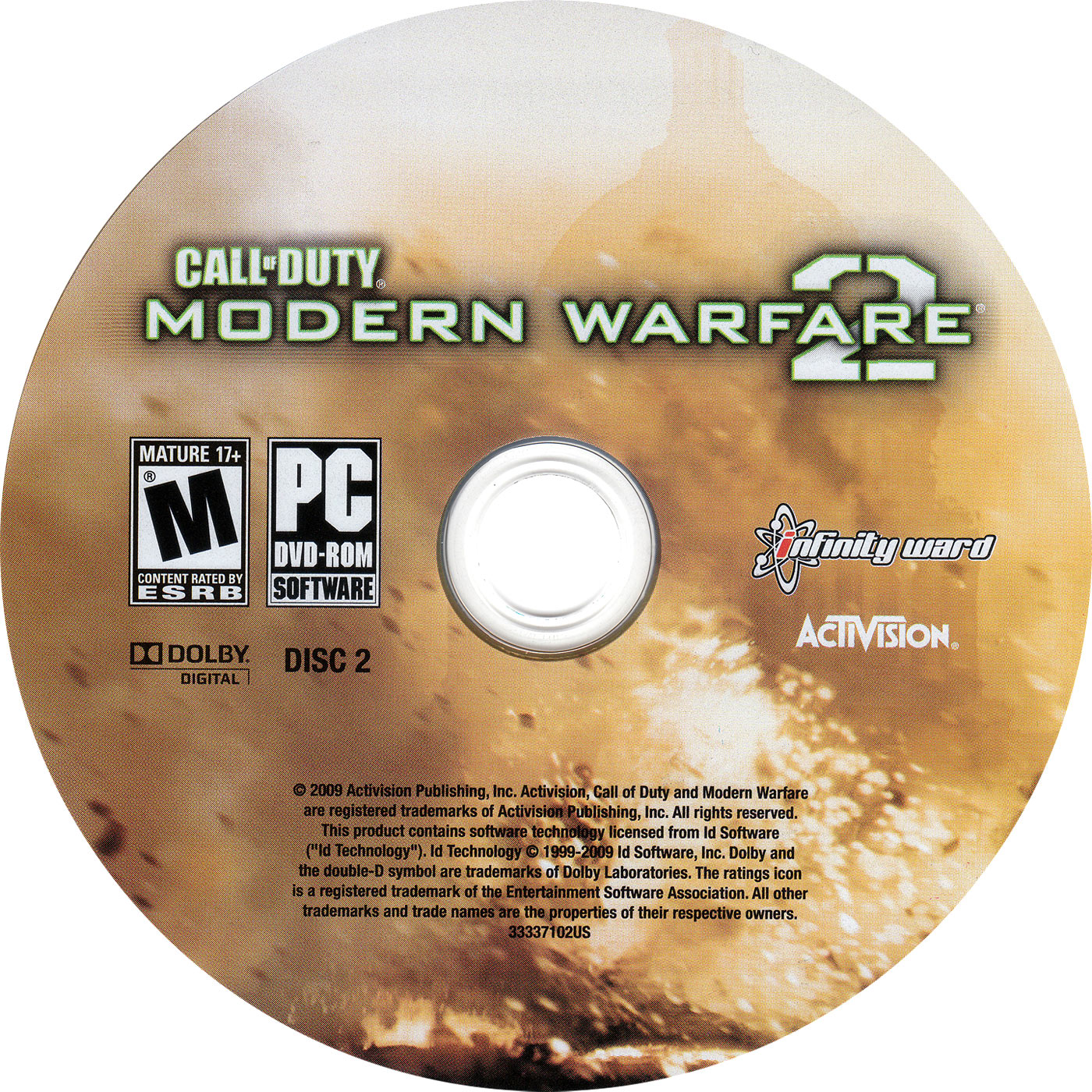 Call of Duty: Modern Warfare 2 - CD obal 2