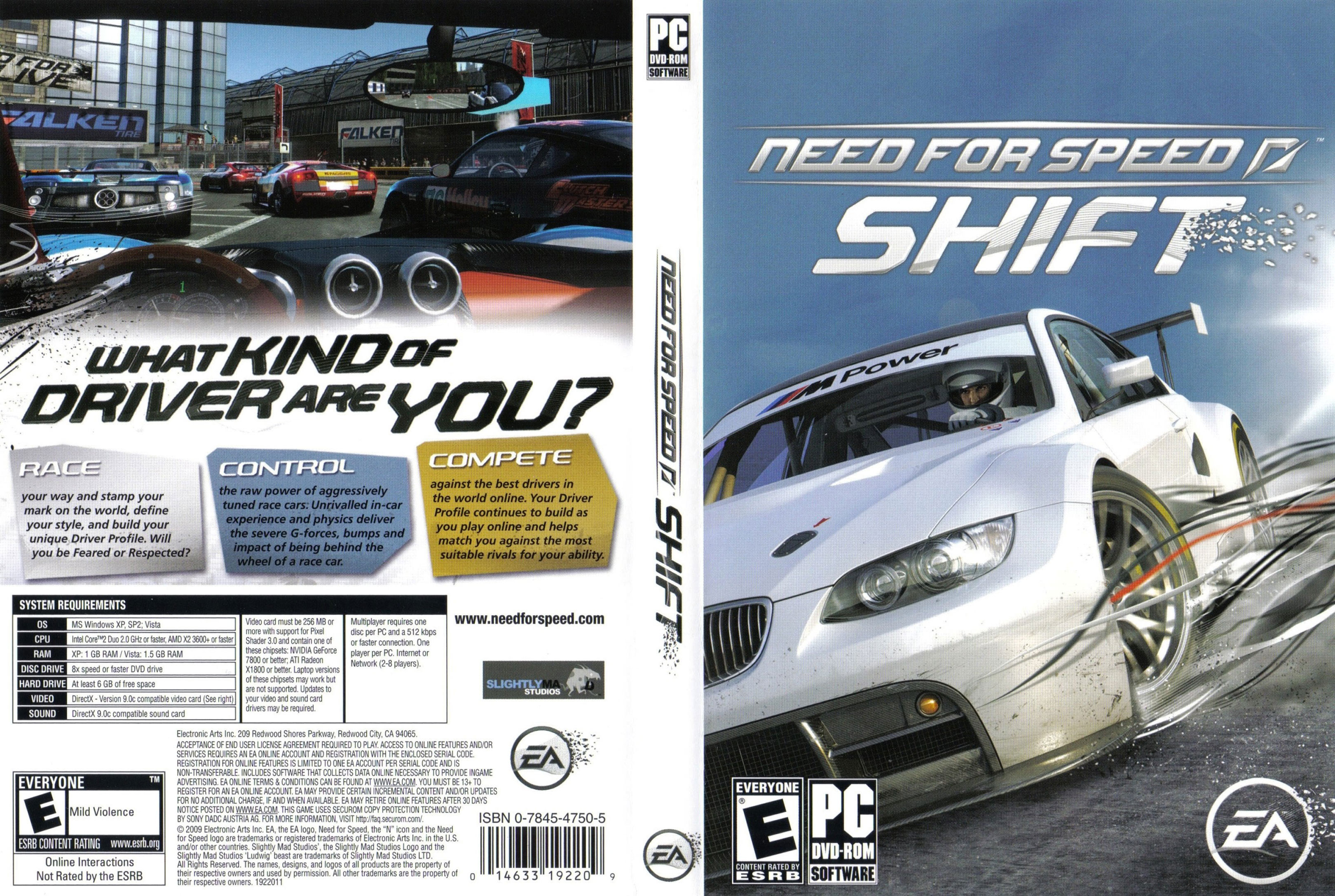 Need for Speed: Shift - DVD obal 3