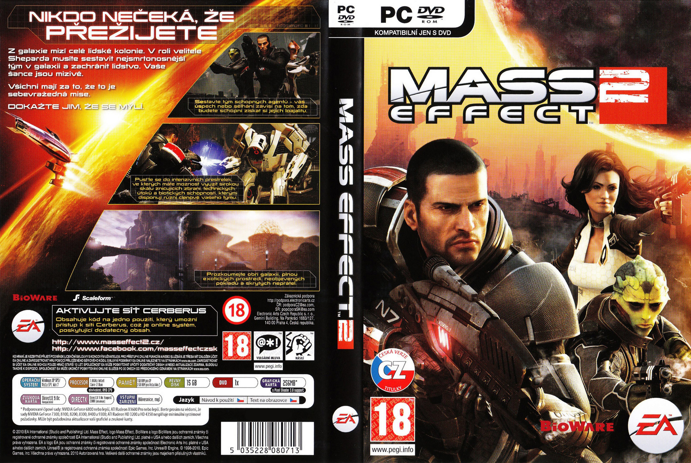 Mass Effect 2 - DVD obal 2