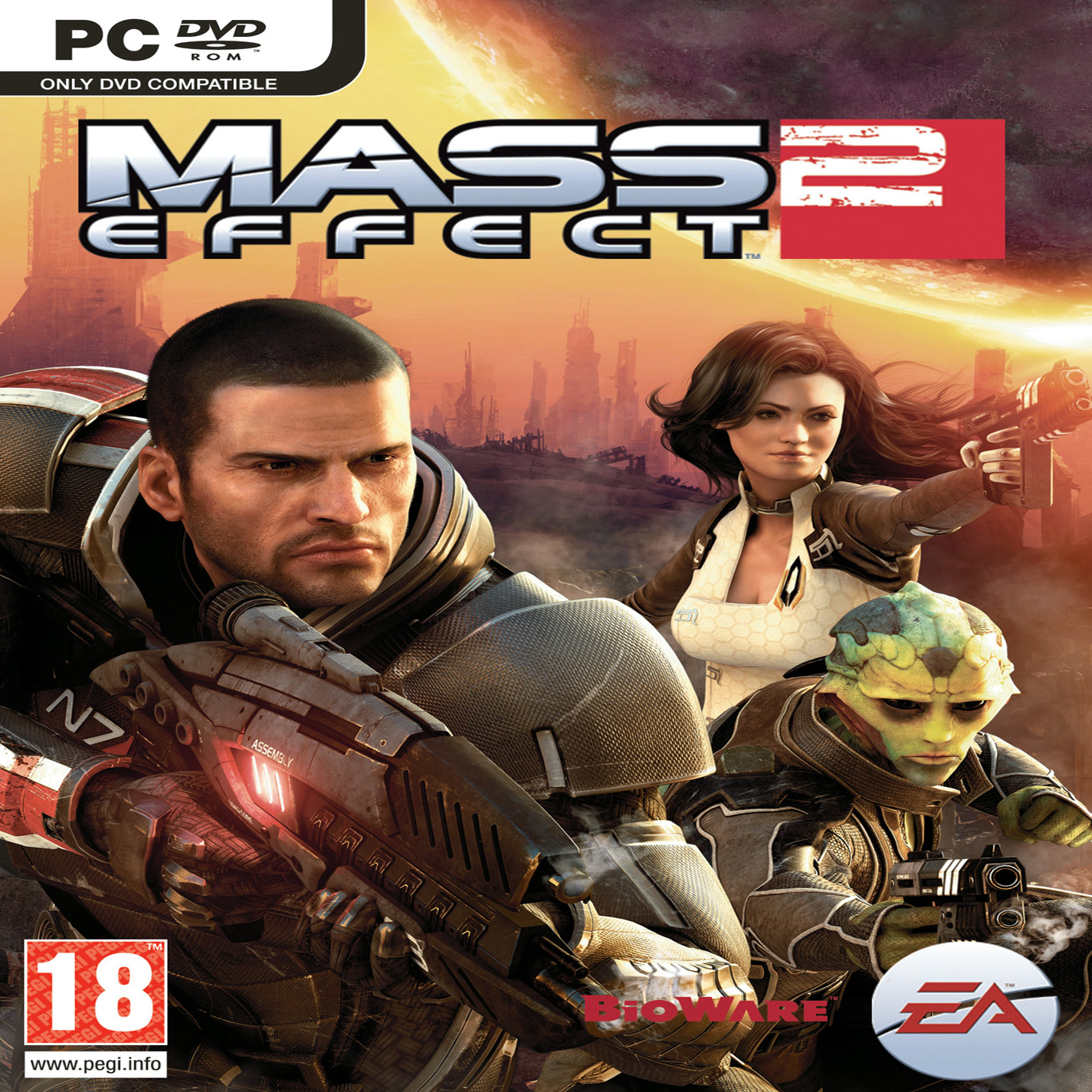 Mass Effect 2 - pedn CD obal